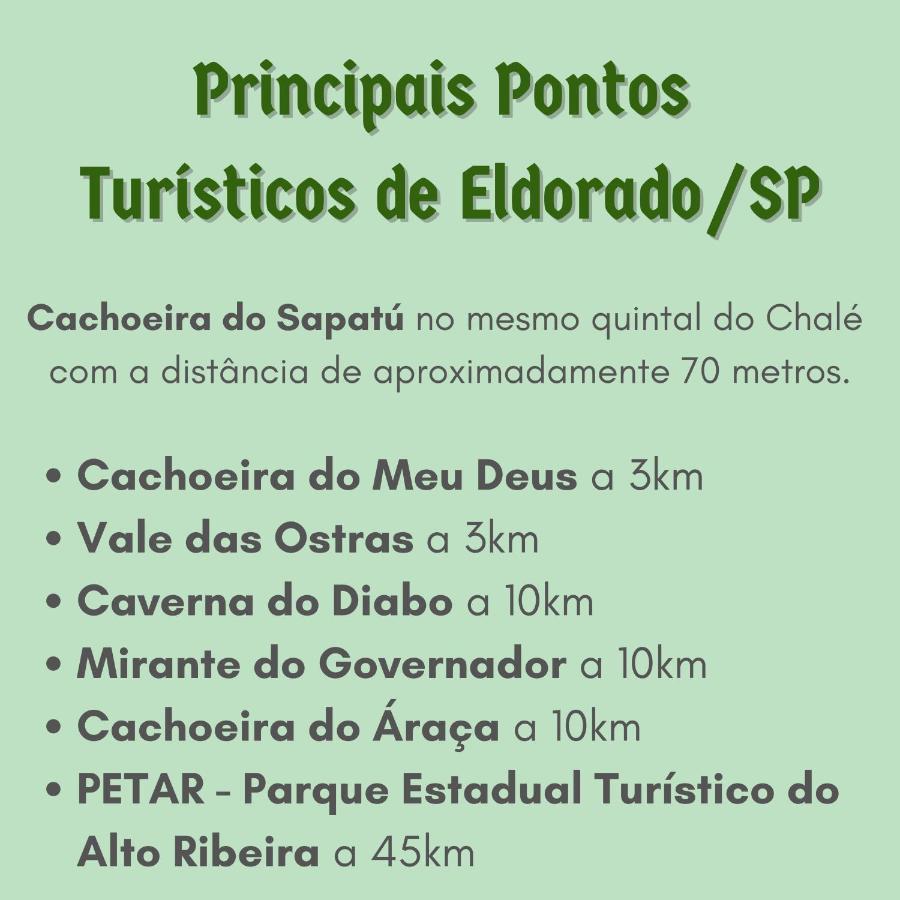 Chale Recanto Da Cachoeira Lodge Eldorado